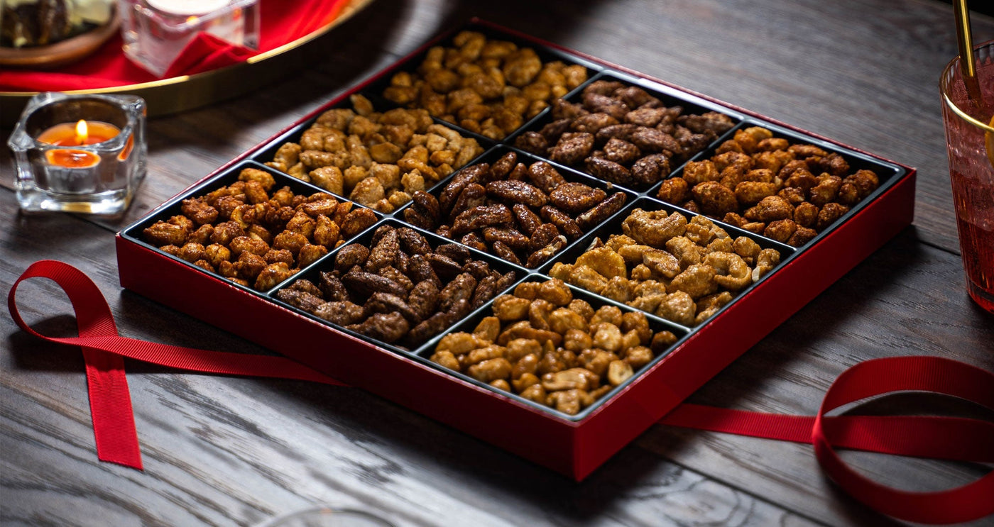 Give a gift perfect for sharing with one of our Kosher signature gift selections of truly indulging flavours of luxury nut combinations.