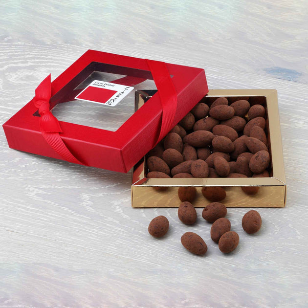 Cocoa Dusted Milk Chocolate Almonds Luxury Gift Box, 200g Rita Farhi