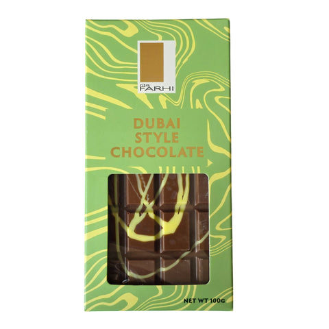 Dubai Chocolate Bar, 100g Gift Giving Rita Farhi 