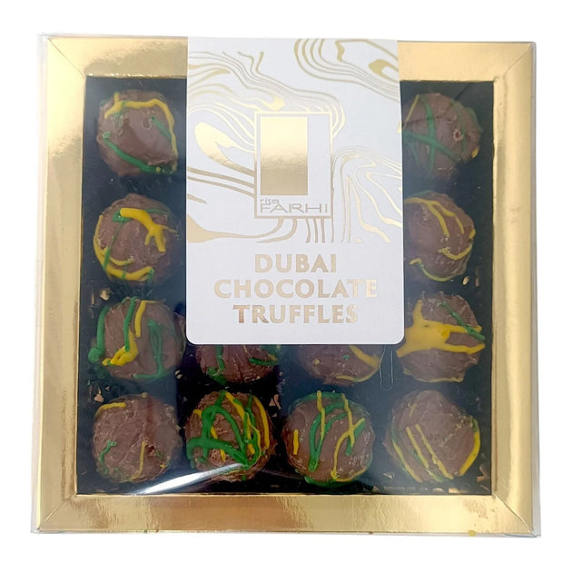 Dubai Chocolate Truffles in Luxury Gift Box, 144g Gift Giving Mallow Tree Limited 