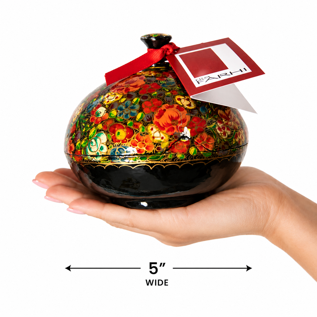 Dark Chocolate Coffee Bean Bonbonnière | Luxe Gift – Farhi