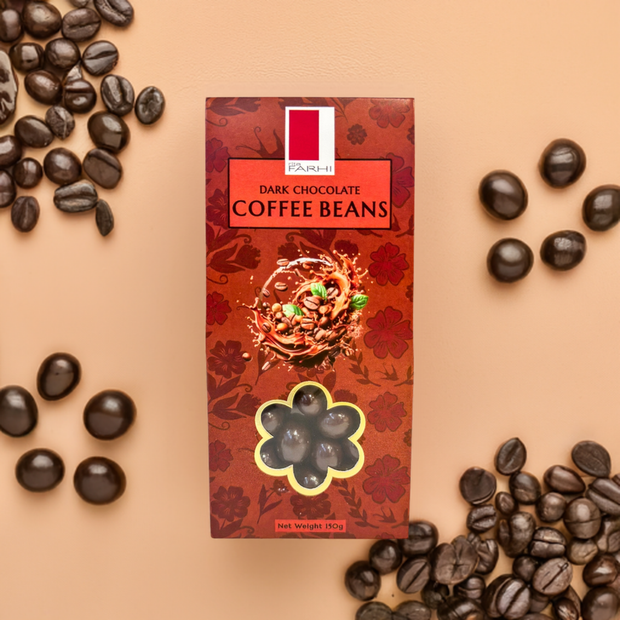 Dark Chocolate Coffee Beans, Palm Oil Free, 150g