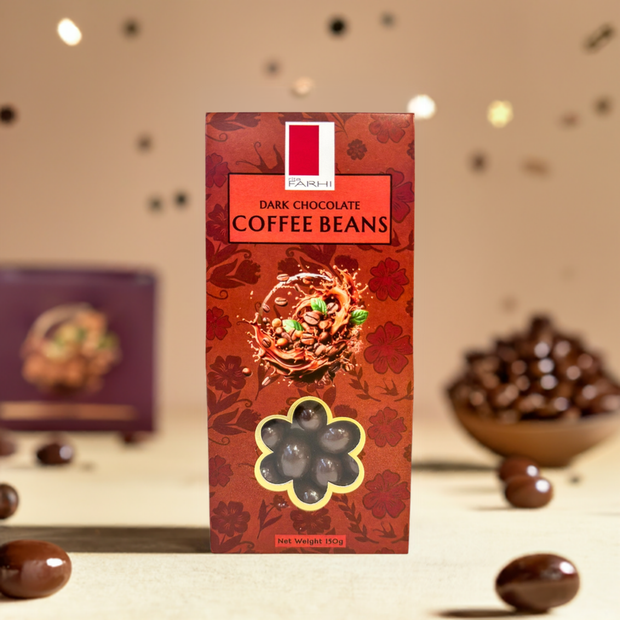 Dark Chocolate Coffee Beans, Palm Oil Free, 150g