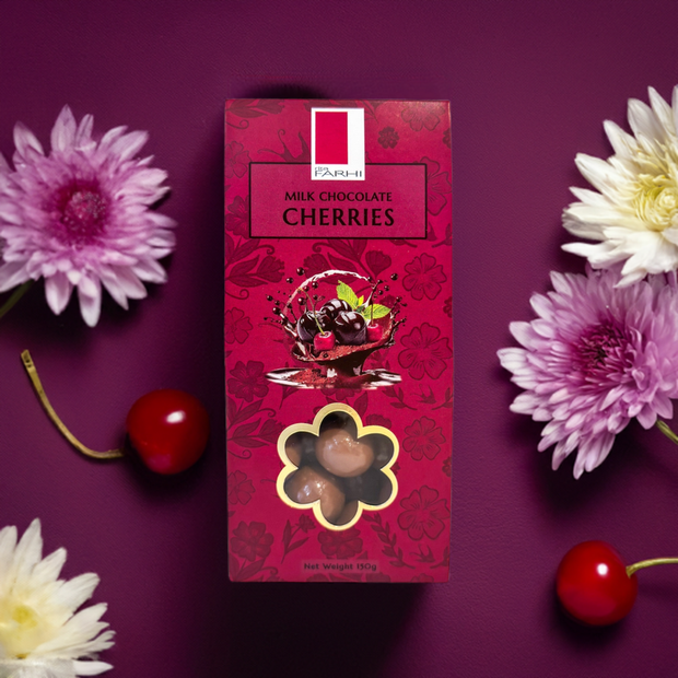 Milk Chocolate Cherries, Palm Oil Free, 150g