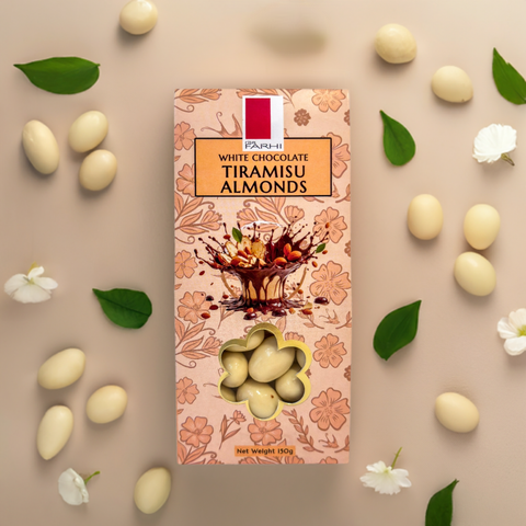 White Chocolate Tiramisu Almonds, Palm Oil Free, 150g
