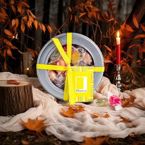 Hard Boiled Sweet Mix 300g in a tin Gift Giving Mallow Tree Limited 