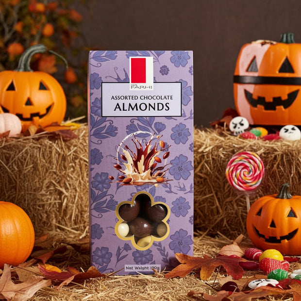 Assorted Chocolate Almonds, Palm Oil Free, 150g Gift Giving Mallow Tree Limited 