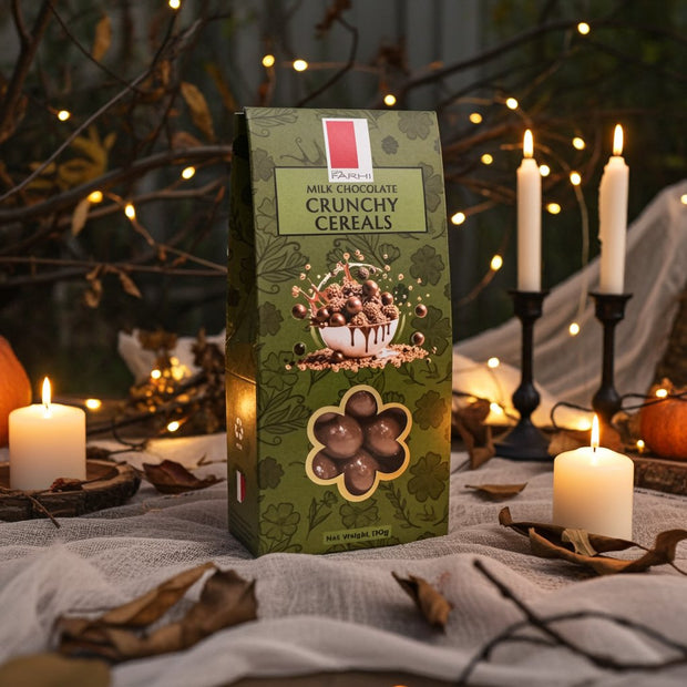 Milk Chocolate Crunch Cereals, Palm Oil Free, 150g Gift Giving Mallow Tree Limited 