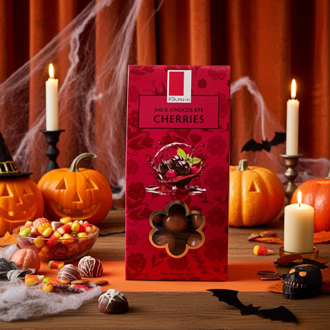 Milk Chocolate Cherries, Palm Oil Free, 150g Mallow Tree Limited 