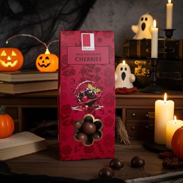 Milk Chocolate Cherries, Palm Oil Free, 150g Mallow Tree Limited 