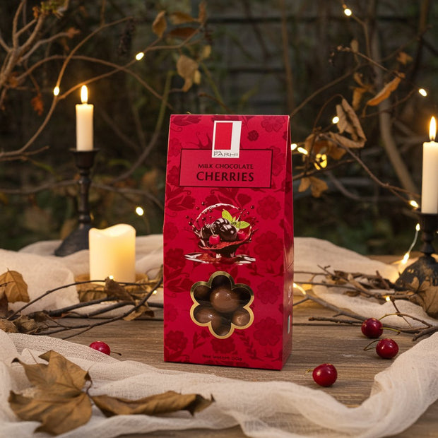 Milk Chocolate Cherries, Palm Oil Free, 150g Mallow Tree Limited 