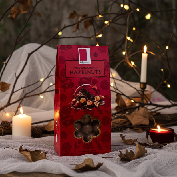 Milk Chocolate Hazelnuts, Palm Oil Free, 150g Gift Giving Mallow Tree Limited 