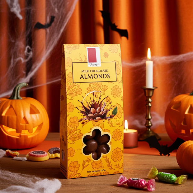 Milk Chocolate Almonds, Palm Oil Free, 150g Gift Giving Mallow Tree Limited 