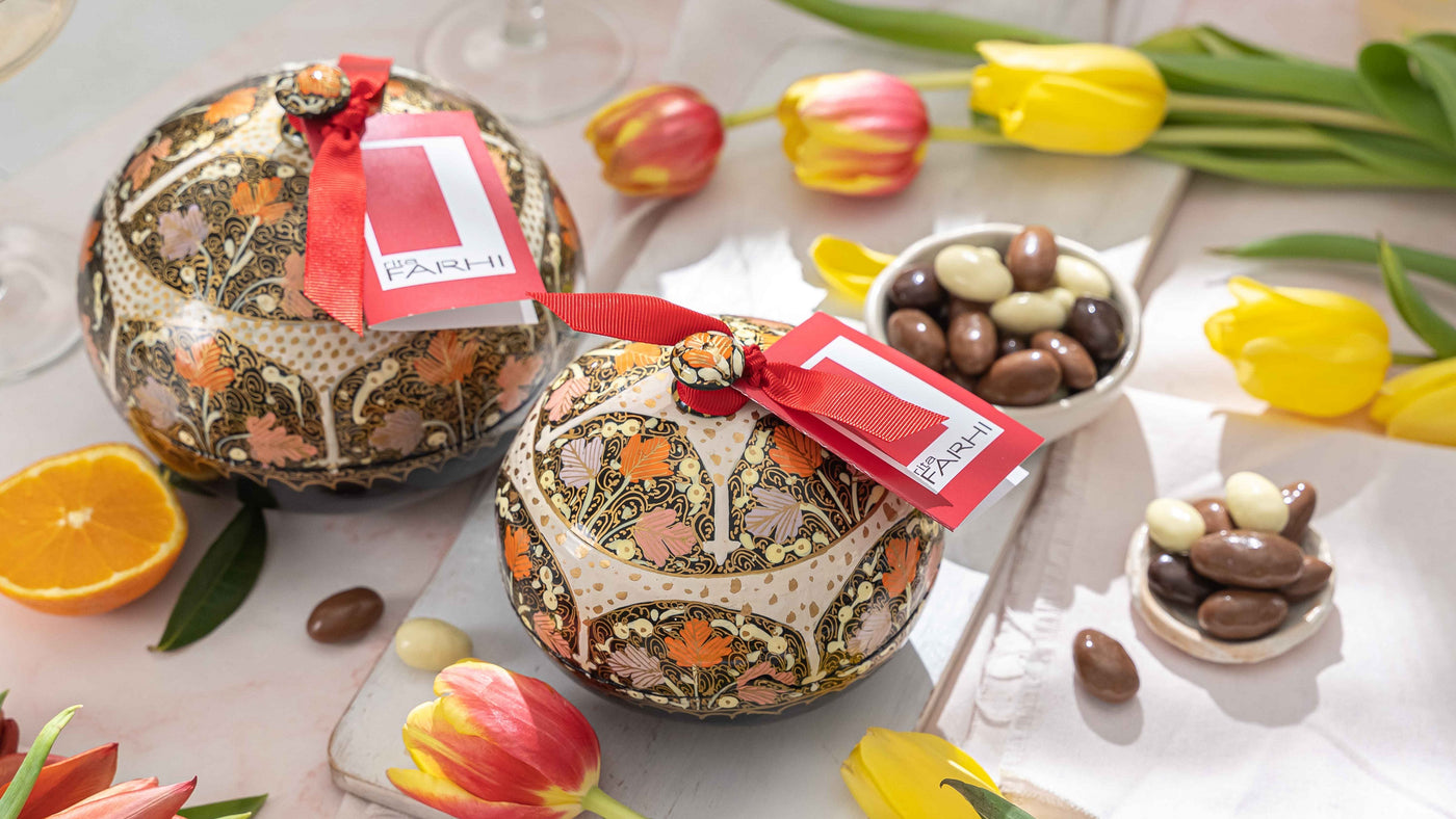 Our Spectacular Handmade and Hand-Painted Bonbonnières made from Papier Mâché are a truly standout, luxury, special gift