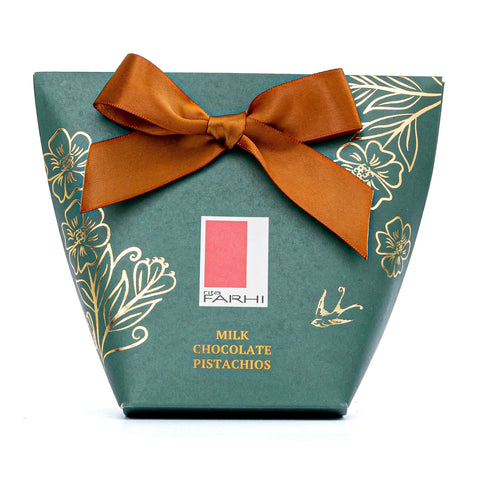 Milk Chocolate Pistachios, 130g Gift Giving RJF Farhi 