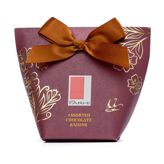 Assorted Chocolate Raisins, 130g Gift Giving RJF Farhi 