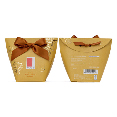 Dark Chocolate Ginger in Bow Box, 130g