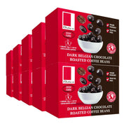 Dark Belgian Chocolate Roasted Coffee Beans in a Snack Box X10 RJF Farhi 