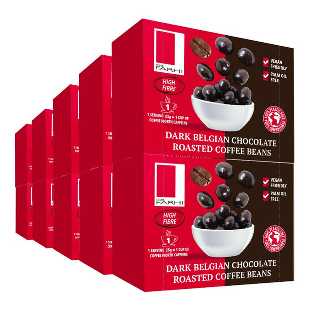 Dark Chocolate Coffee Beans (Pack of 10 x 50g)