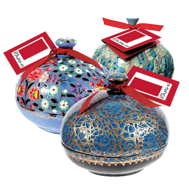 Handmade Bonbonni&egrave;re filled with Assorted Chocolate Coated Raisins, Palm Oil Free, 130g