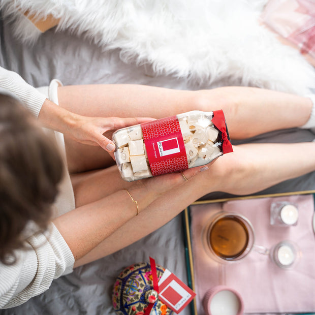 Traditional Almond Nougat in a Gift Jar RJF Farhi 