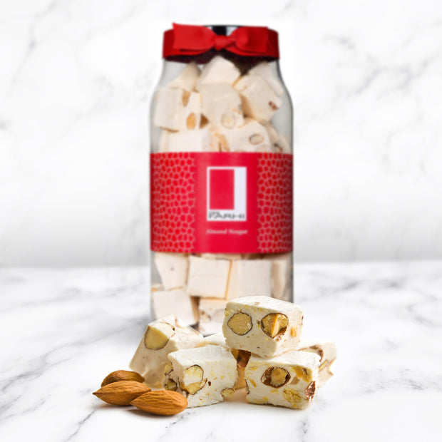 Traditional Almond Nougat in a Gift Jar RJF Farhi 