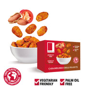 Caramelised Chilli Peanuts in a Snack Box X 10 RJF Farhi 