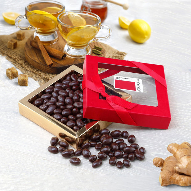 Dark Chocolate Coated Crystallised Gingers, Palm Oil Free, 250g
