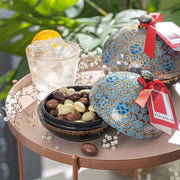 Handmade Bonbonni&egrave;re filled with Dark Chocolate Coated Ginger, Palm Oil Free, 130g