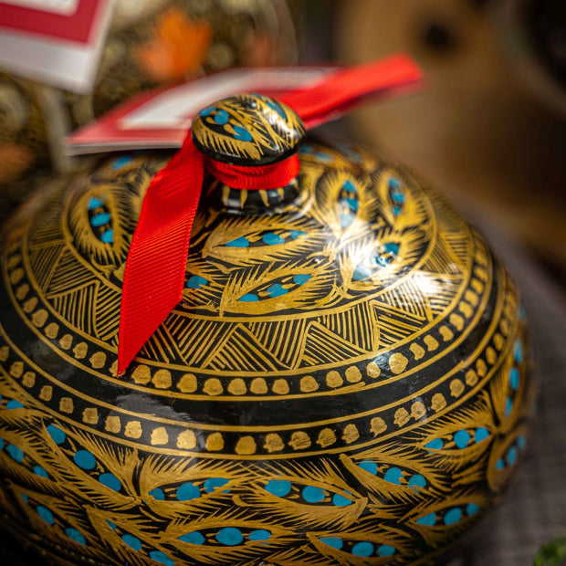 Handmade Bonbonnière Filled With Dark Chocolate Coated Coffee Beans, 130g Gift Giving RJF Farhi 