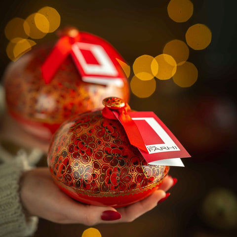 Handmade Bonbonnières filled with Assorted Chocolate Coated Raisins, 130g Gift Giving RJF Farhi 