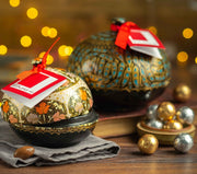 Handmade Bonbonnière Filled with Milk Chocolate Crunchy Praline Foiled Balls, 130g Gift Giving RJF Farhi 