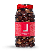 Assorted Milk and Dark Chocolate Coated Almonds, Palm Oil Free, 770g