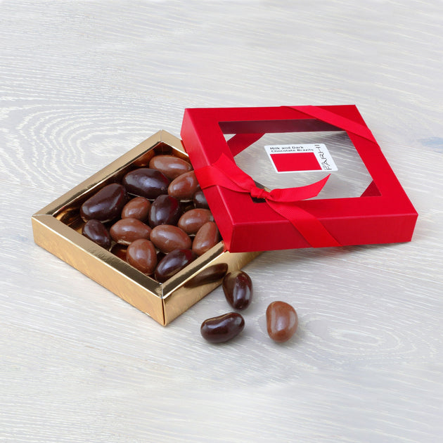 Milk & Dark Chocolate Coated Brazil Nuts, Luxury Gift, Palm Oil Free