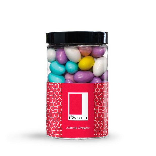 Pastel Sugared Almonds Gift Jar Gift Giving RJF Farhi 