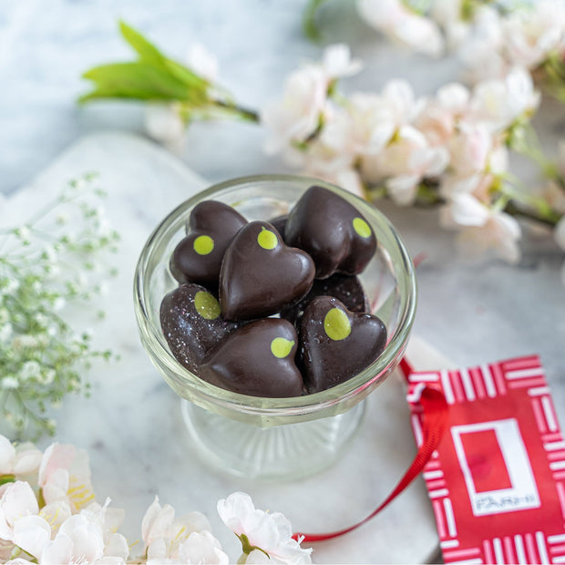 Assorted Belgian Chocolate Fruit Ganache Filled Hearts Selection Luxury Gift Box Gift Giving RJF Farhi 