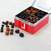Fruit and Nut Selection Coated in Belgian Chocolate in a Gift Tin RJF Farhi 