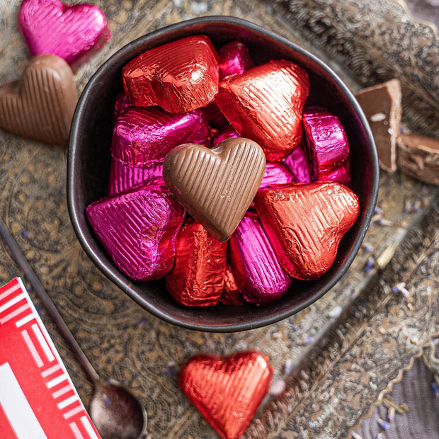 Dark Chocolate Praline Hearts, 770g Gift Giving RJF Farhi 