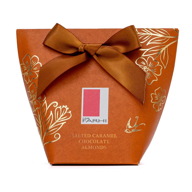 Salted Caramel Chocolate Almonds, 130g Gift Giving RJF Farhi 
